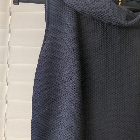 American Living Formal / Business Midi Tailored Shift Dress Navy Size 4 - Picture 5 of 11